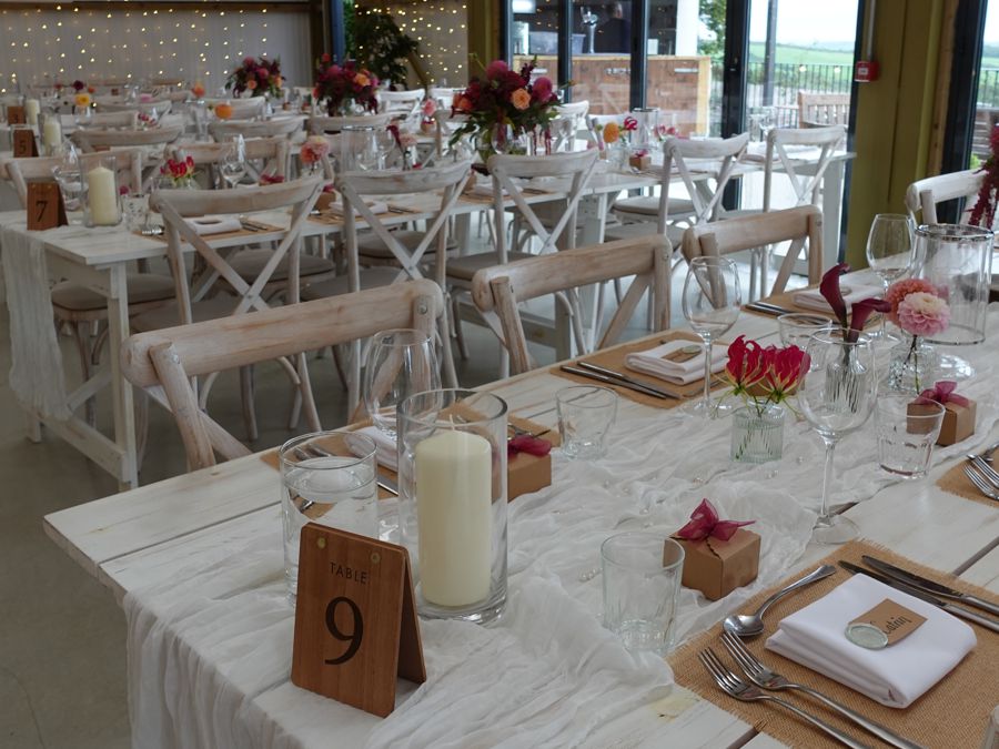 Catering options from pizza vans to full banquet services